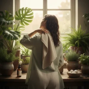 Transpiration excessive nuque cheveux : solutions naturelles et holistiques